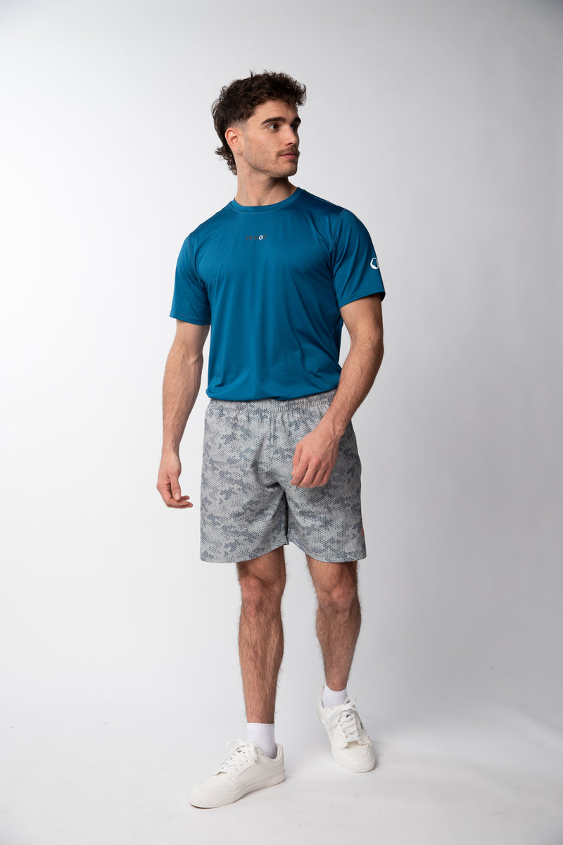 Short Running Camuflado sin malla Hombre - Gris
