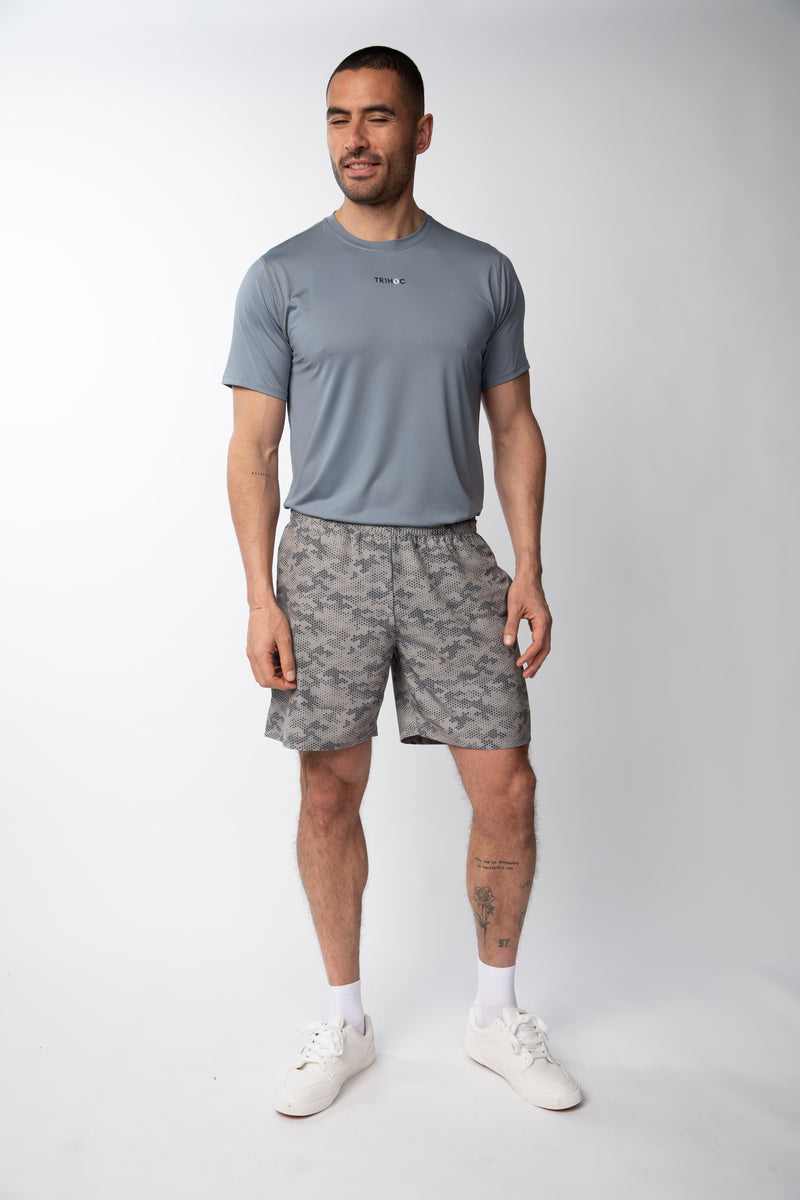 Short Running Camuflado sin malla Hombre - Verde Olivo