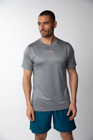 Polera de running Hombre - Gris