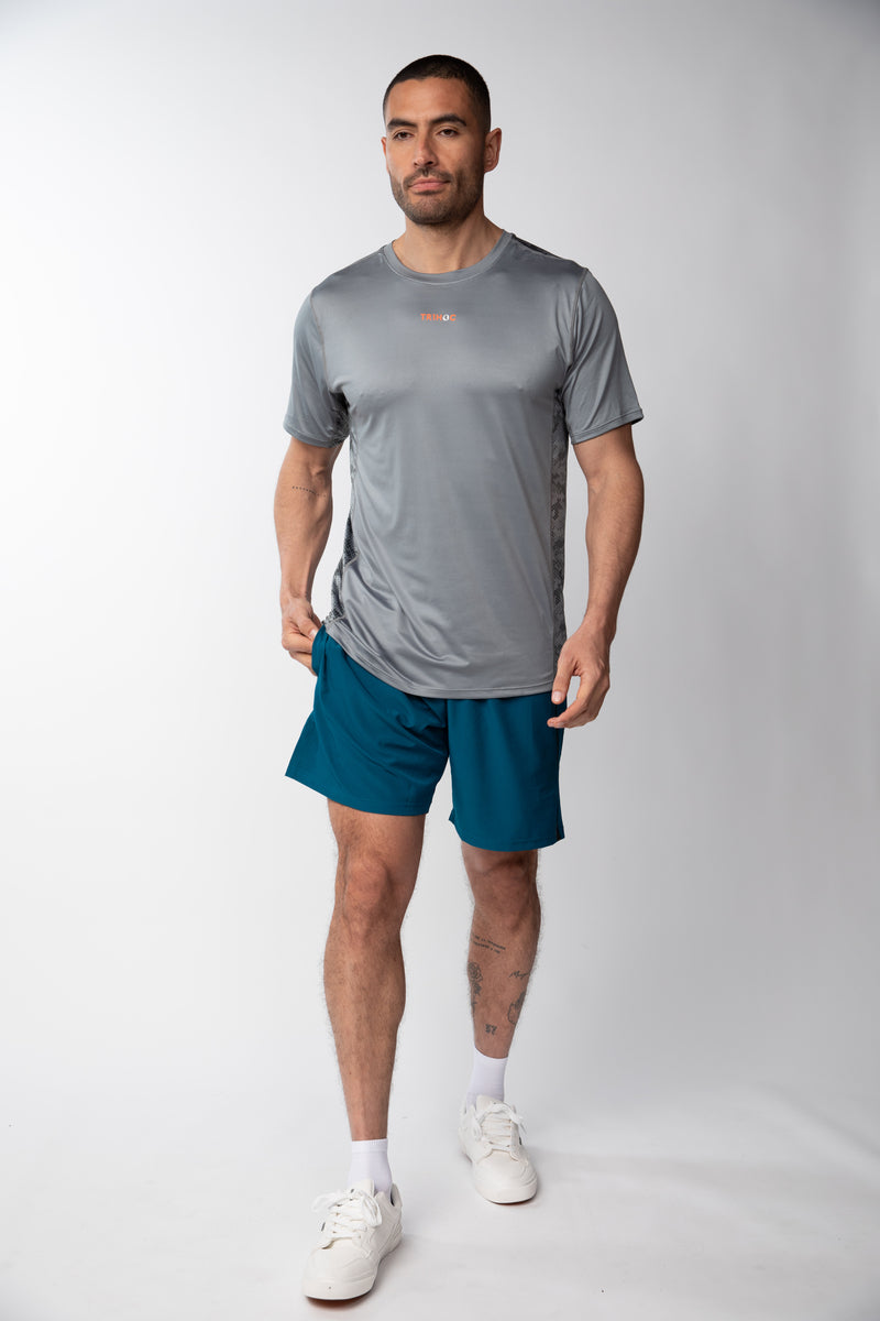 Polera de running Hombre - Gris