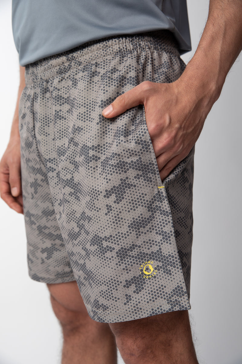 Short de Running Camuflado s/malla Hombre - Verde Olivo